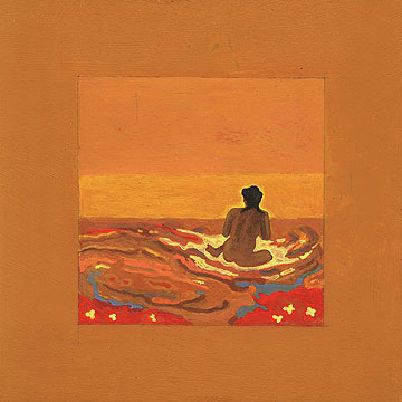Woman by the sea. Quotation from Paul Gauguin's drawing "Femme de la mer", Cat. Paris, 1989, Fig. 144, p. 263